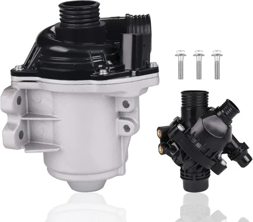 Miniatura 10 de JDMON Compatible con bomba de agua de motor eléctrico BMW Z4 X3 X5 325i 325xi 328i 328xi 525i 525xi 528i 528xi reemplazar 11517586925 702851208