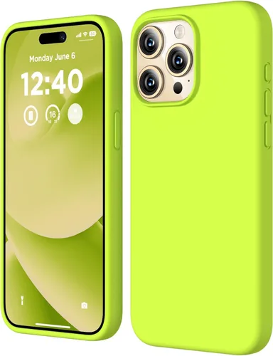 Miniatura 17 de Compatible con Funda para iPhone 15 Pro Max, Funda de Silicona Líquida, Cubierta Protectora Resistente a Golpes de Cuerpo Completo Funda Delgada