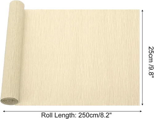 Miniatura 2 de PATIKIL Rollo de papel crepé de 8.2 pies, 1 rollo de hoja de papel suave de 10 pulgadas de ancho para manualidades, fabricación de flores