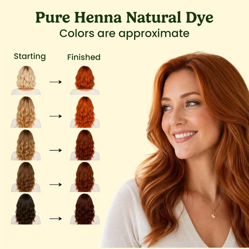 Miniatura 3 de Shudh Online Polvo de henna pura para tinte de color y piel - Rajasthani Mehndi natural triple tamizado (3.5 oz 3.53 oz) Tinte Natural Gena Para