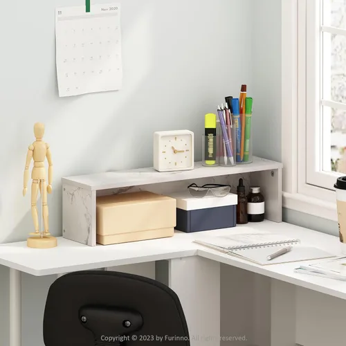Miniatura 21 de Furinno Hermite Estantería Organizadora de Escritorio Librero, Espresso