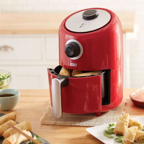 Miniatura 2 de DASH Horno freidora de aire compacto con control de temperatura, cesta de freír antiadherente, guía de recetas + función de apagado automático, 2