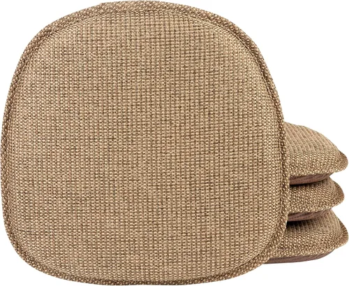 Miniatura 13 de Klear Vu Gripper - Cojín antideslizante para silla, moderno de mediados de siglo, ensamblado en Estados Unidos, relleno extragrueso, tela de Dorado
