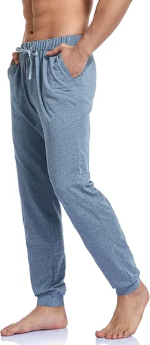 Miniatura 2 de COLORFULLEAF Pantalones de pijama para parejas para hombre y mujer pantalones de pijama de algodón pantalones de pijama para hombre pantalones