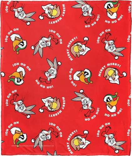 Miniatura 12 de Northwest Looney Tunes - Manta de seda táctil, 50 x 60 pulgadas, cuenco de cereales