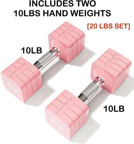 Miniatura 2 de Juego de mancuernas ajustables de 15 libras, 20 libras, 40 libras, 50 libras, juego de mancuernas de peso libre para mujeres y hombres