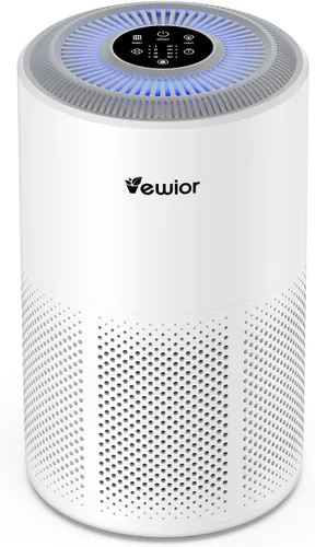 Purificadores de aire para el hogar, habitación grande de hasta 1800 pies cuadrados, filtro de aire VEWIOR H13 True HEPA para dormitorio con luz