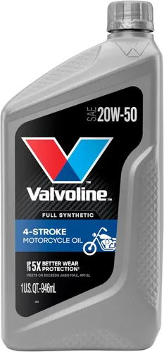Miniatura 19 de Valvoline Aceite de motor sintético completo de 4 tiempos para motocicleta 10W-40, 1 cuarto de galón
