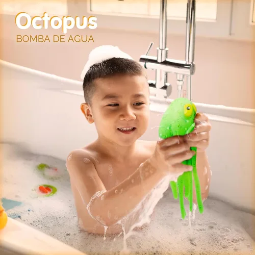 Miniatura 2 de Bolas de agua de pulpo, paquete de 6 juguetes de piscina para niños, sensoriales, absorbentes, bolas de agua, bomba, juguete de baño para niños