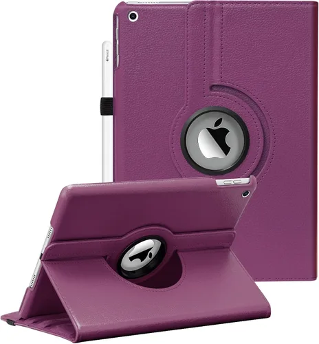 Miniatura 16 de Samsung 10.2 Estuche - Compatible con tabletas 2021/2020/2019 - Funda giratoria de 360 grados con función de encendido y apagado (Negro)