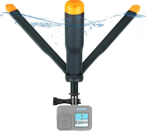SOONSUN Trípode flotante 4 en 1 para GoPro Hero 13 12 11 10 9 8 7 6 5 4 Session Max, AKASO, SJCAM cámara de acción, extensión impermeable monopie