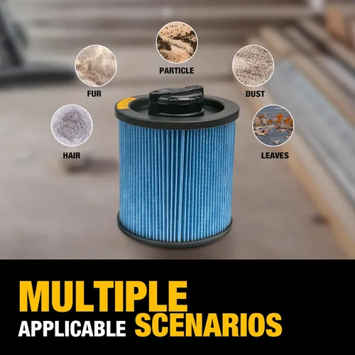 Miniatura 5 de DEWALT Filtro de vacío HEPA de repuesto DXVC6912, apto para aspiradora húmeda y seca de 6 a 16 galones, compatible con DXV06P, DXV09P, DXV09PA