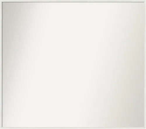 Miniatura 613 de Amanti Art Espejo de baño blanco para sobre el fregadero, 32 x 45 pulgadas, espejo de tocador rectangular blanco esbelto, marco de madera moderno