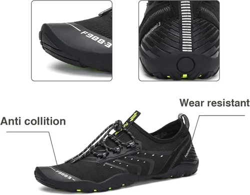 Miniatura 3 de Kararao Mens Womens Water Shoes Quick Dry Swim Shoes Beach Shoes Pool Surfing Aqua Sports
