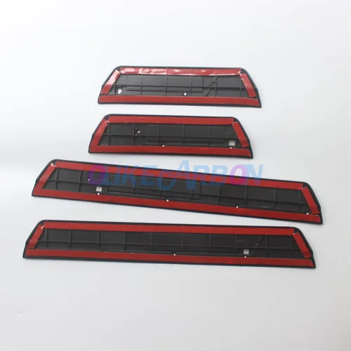 Miniatura 6 de OLIKE Placa Protectora Antideslizante de Umbral de Puerta de Acero Inoxidable de Estilo de Moda Protector de Umbrales Moldura Compatible con Honda