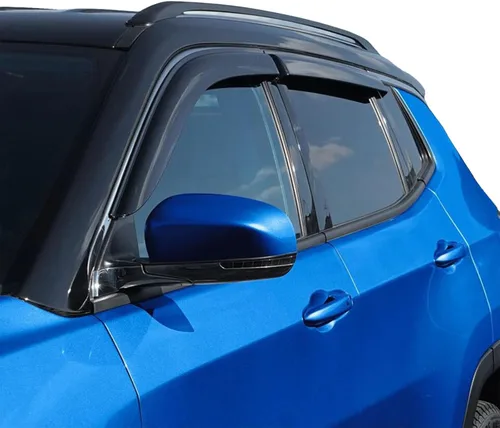 Miniatura 21 de Viseras adhesivas para ventana, protectores de lluvia compatibles con Honda Civic Hatchback 2022-2025, visera de ventilación lateral, deflector