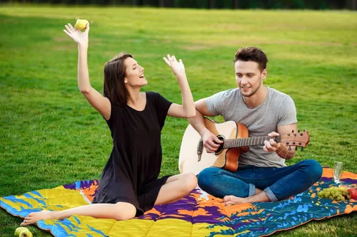 Miniatura 7 de Manta de camping impresa para exteriores, manta de picnic de 2 libras, manta impermeable hinchada para clima frío, manta cálida para senderismo
