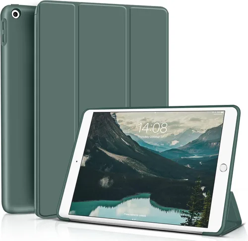 Miniatura 10 de Aoub Funda para iPad de 9ª generación 2021 de 10.2 pulgadas, iPad de 8ª/7ª generación 2020/2019, sin soporte para lápices, funda trasera de TPU