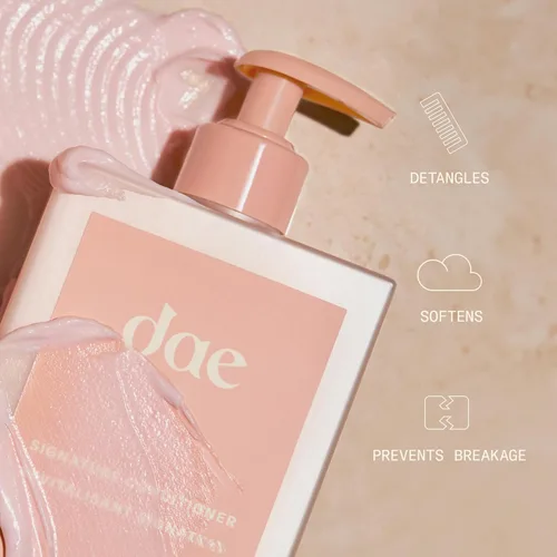 DAE Acondicionador característico: hidrata y protege el cabello, calma el cabello encrespado y bloquea la humedad (10 onzas)