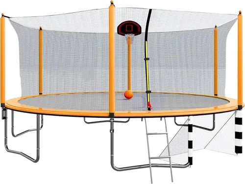 Miniatura 11 de SkyBound Trampolín con red de seguridad – 10 pies, 12 pies, 14 pies, 15 pies, 16 pies, trampolines grandes para exteriores aprobados por ASTM