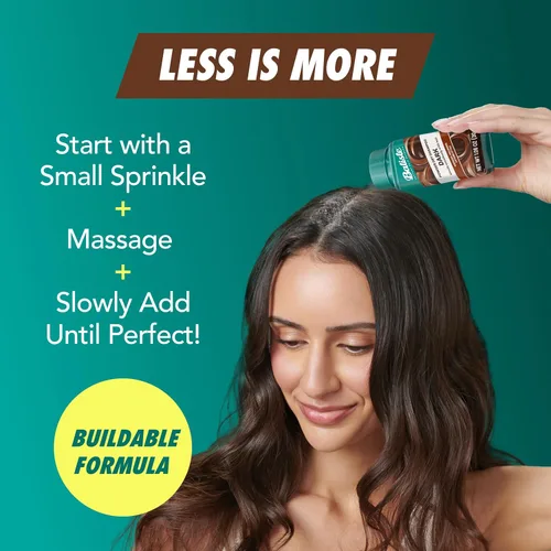 Miniatura 4 de Batiste Champú seco en polvo, absorbente de aceite, sin aerosol, se mezcla sin problemas para cabello oscuro, actualización instantánea del cabello