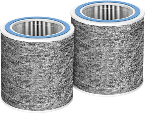 Paquete de 2 filtros HP102 de repuesto HP152 compatibles con purificador de aire Shark HP100, HP153, HP102PET, HP102PETBL, HP132, HC450, HC451,