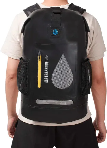 Miniatura 5 de Blueshyhall Mochila seca impermeable de 30 L, cierre superior enrollable, repelente al agua, bolsa de almacenamiento para kayak, rafting, barco