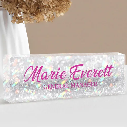 Miniatura 11 de Placa de nombre personalizada para escritorio Placa de nombre de escritorio personalizada Regalos personalizados de agradecimiento para jefe