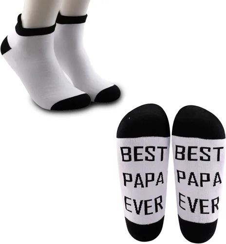 LEVLO Calcetines para papá El mejor regalo del día del padre para papá, tío o abuelo Regalo de cumpleaños para hombre