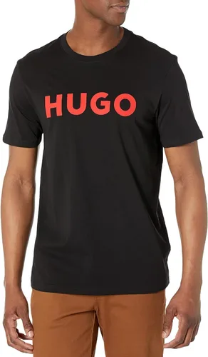 HUGO Camiseta de manga corta con logotipo estampado para hombre