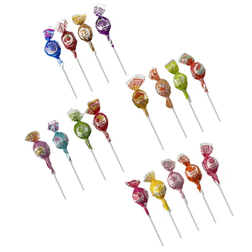 Miniatura 2 de Fruidles MiniPops - Chupones de caramelo duro de 1 libra, aproximadamente 70 unidades, 16 sabores surtidos, envueltos individualmente