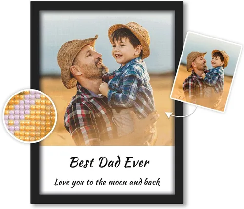 Miniatura 14 de Kits de pintura de diamantes personalizados para adultos, arte de diamantes con foto personalizada, imagen privada personalizada, decoración de A