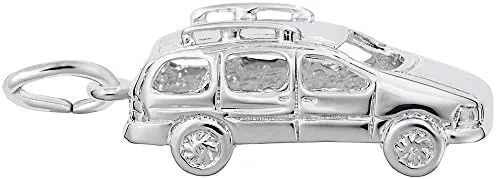 Miniatura 2 de Rembrandt Charms Colgante Mini Van Disponible en Oro o Plata de Ley