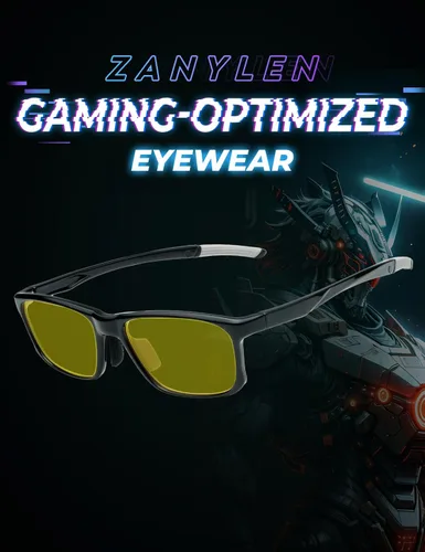 Miniatura 2 de ZanyLen Gafas de juego Gafas de pantalla de computadora con bloqueo de luz azul Protección antifatiga ocular para hombres y mujeres