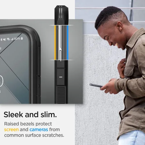 Miniatura 5 de Spigen Tough Armor diseñado para Galaxy S22 Case (2022) - Negro