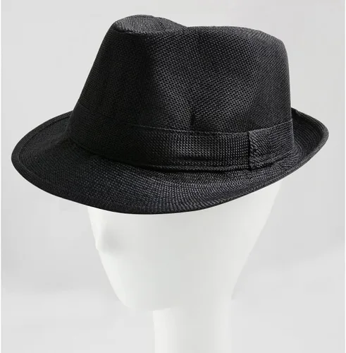 Miniatura 12 de ECYC Sombreros de jazz para niños, gorras de lino de color sólido para niños