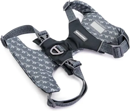 Winchester - Arnés de chaleco para perro, ajustable, suave, acolchado, sin tirones, con costuras reflectantes, lima elástica, talla M