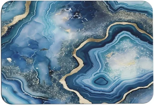 Miniatura 10 de Alfombra de baño Beach Seashell Coastal Florida, absorbente de agua y antideslizante, con temática oceánica, tapete de baño antideslizante para sala