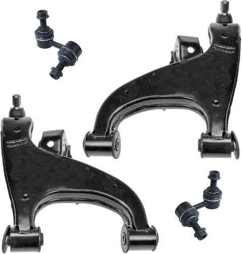 Miniatura 182 de Detroit Axle - AWD Kit de brazos de control delanteros de 4 piezas para Chrysler 300 2005-2023 Dodge Charger 2017-2023 Challenger 2017-2023, 2