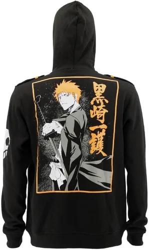 Miniatura 2 de Ripple Junction Bleach - Sudadera con capucha militar de anime Ichigo e iconos para hombres y mujeres