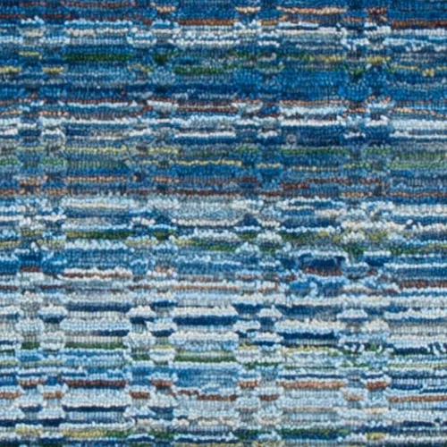 Miniatura 6 de SAFAVIEH Himalaya Collection - Alfombra decorativa, 2 x 3 pies, azul y multicolor, lana hecha a mano, ideal para zonas de alto tráfico en entrada