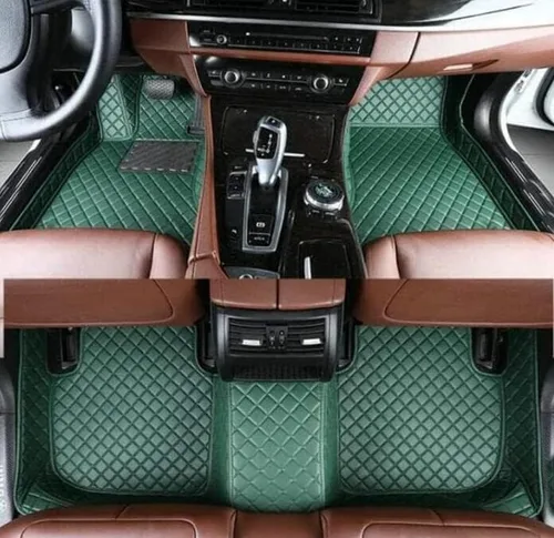 Miniatura 10 de Alfombrillas de cuero personalizadas para automóvil, impermeables, antideslizantes, adecuadas para automóviles, SUV, camionetas, lindos tapetes