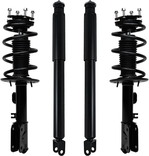 Miniatura 93 de Detroit Axle - Puntales y Amortiguadores para Chevy Traverse Buick Enclave GMC Acadia Saturn Outlook 2007-2012, 2 puntales delanteros con resorte