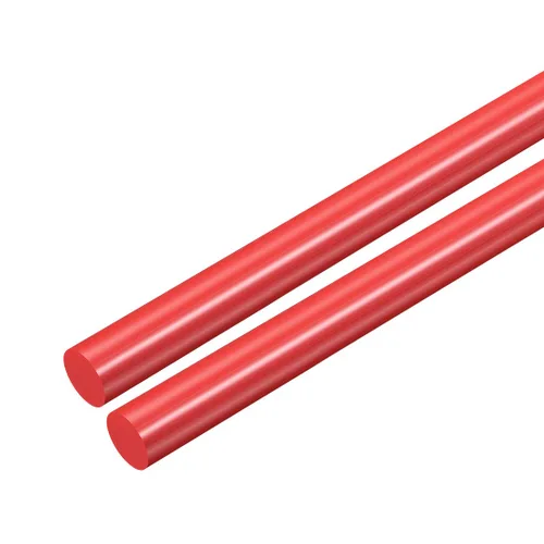 Miniatura 23 de uxcell Varilla redonda de plástico de 1/2 pulgada de diámetro y 20 pulgadas de longitud, varillas de polioximetileno, barras redondas de plástico