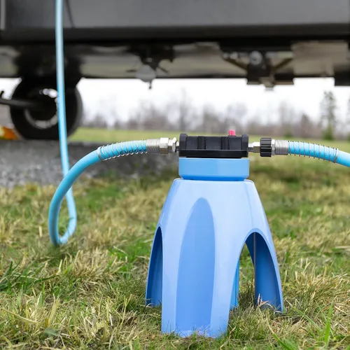 Miniatura 4 de Camco Filtro de agua Evo RV – Cuenta con carbón activado granulado para control de bacterias y un cartucho de filtro de polipropileno hilado de alta