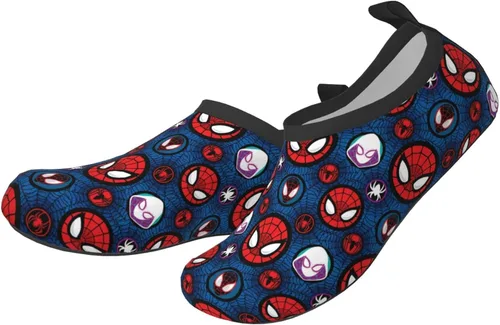 Zapatos acuáticos favoritos de superhéroes para niños, antideslizantes, de secado rápido, zapatos acuáticos para deportes al aire libre, playa,