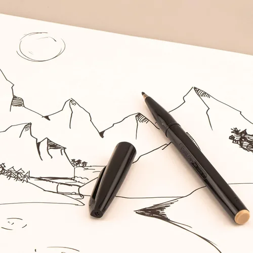 Miniatura 17 de Pentel S52012 - Rotulador de punta fina, punta de bala, 0.028 in, surtido, 12