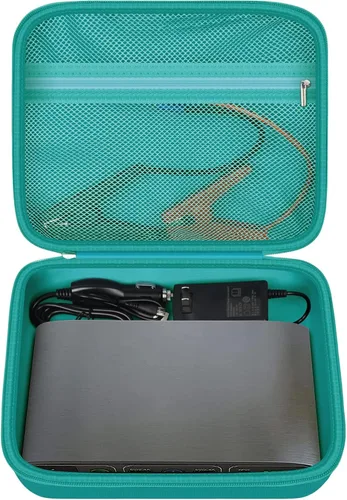 Miniatura 8 de Funda compatible con arrancador de batería portátil para automóvil Halo Bolt 58830/44400/57720 mWh cargador. Soporte de banco de energía para Negro