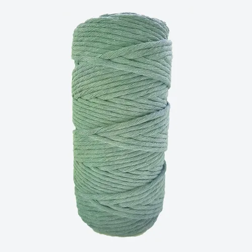 Miniatura 7 de Cuerda de macramé 21S de 0.157 in x 328.1 ft, cuerda trenzada de algodón 100% puro de lujo, cuerda trenzada para manualidades, colgar en la pared