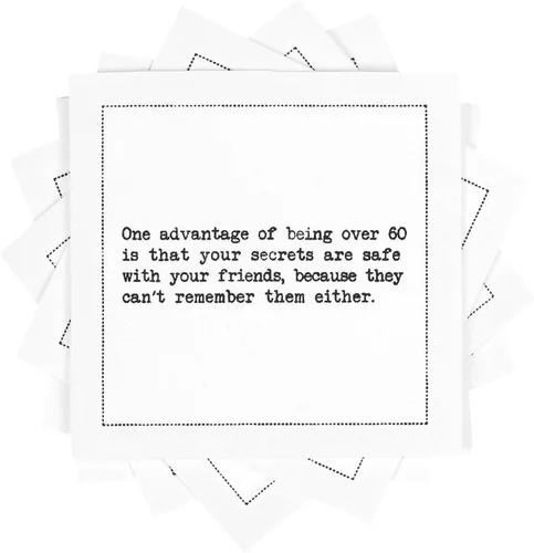 Miniatura 9 de Five Star Funny Dog Quotes Servilletas de cóctel de algodón blanco 50 servilletas de bebidas desechables de lujo con citas ingeniosas de perros